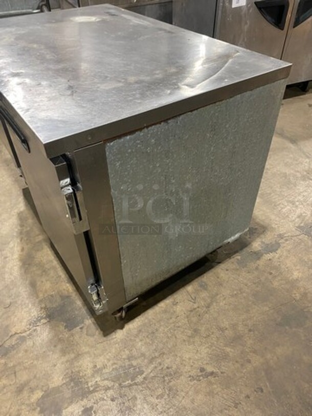Leader Commercial Refrigerated 2 Door Lowboy! With Poly Coated Rack! All Stainless Steel! On Casters! Model: LB48SC SN: PW11M1802B 115V 60HZ 1 Phase - Image 3 of 8