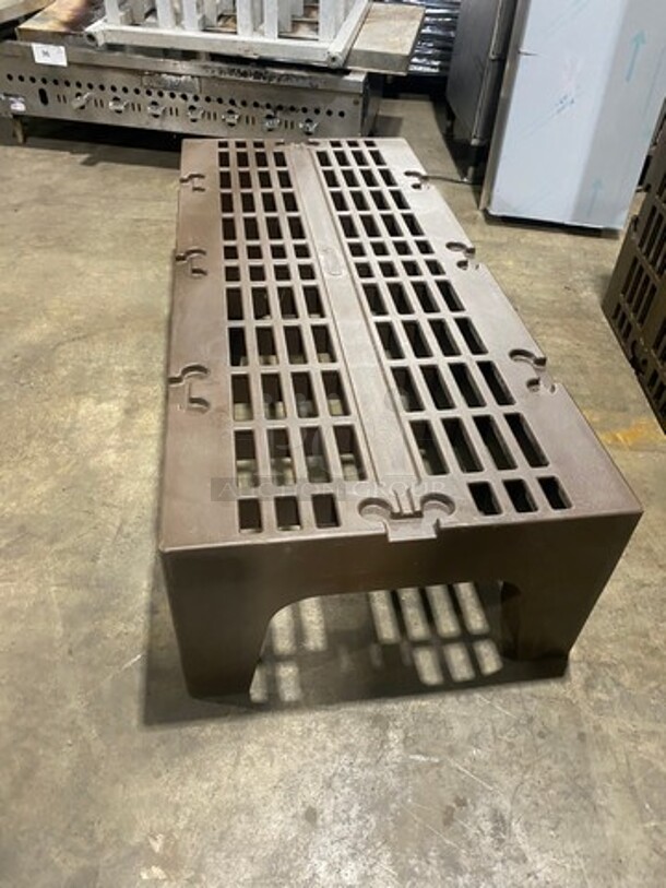 Cambro Brown Poly Dunnage Rack! - Image 3 of 7