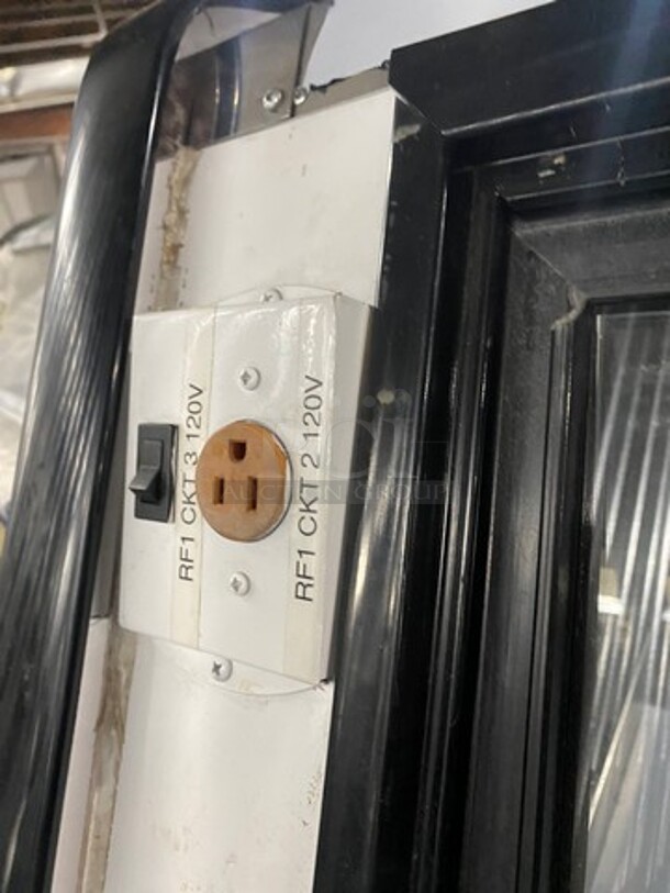 Resnick Commercial Refrigerated Deli/ Meat Display Case Merchandiser! With Curved Front Glass! With Rear Access Doors! With Legs! REMOTE COMPRESSOR! NO COMPRESSOR! - Image 9 of 10