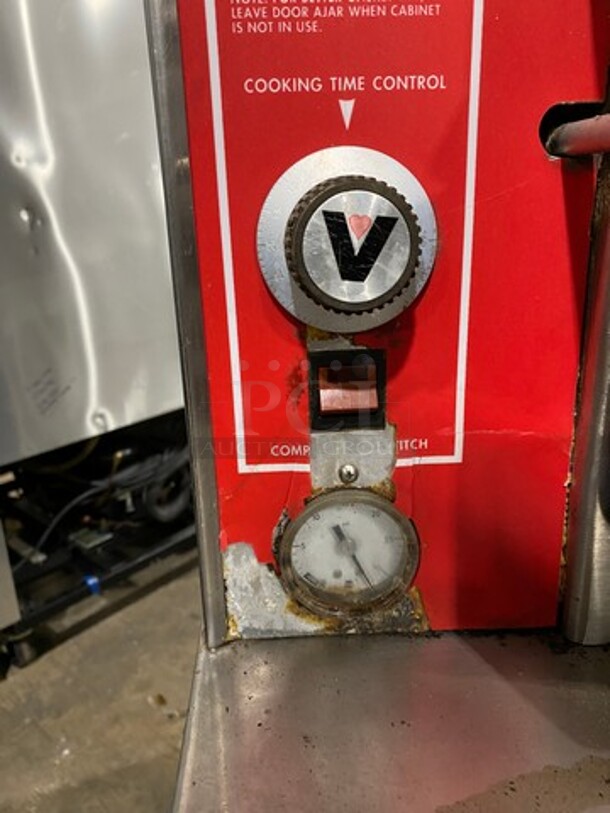 GREAT! Vulcan Commercial Triple Deck Pressure Steam Cooker! All Stainless Steel! On Legs! Model: VHL3G SN: 271155958 120V 60HZ 1 Phase - Image 11 of 12