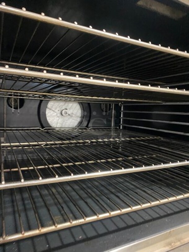 Blodgett Commercial Natural Gas Powered Double Deck Convection Oven! With View Through Doors! Metal Oven Racks! All Stainless Steel! On Casters! 2x Your Bid Makes One Unit! - Image 6 of 10
