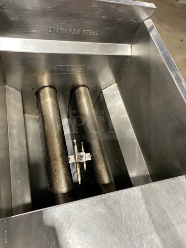 Tristar Commercial Natural Gas Powered Deep Fat Fryer! All Stainless Steel! On Casters! - Image 5 of 7