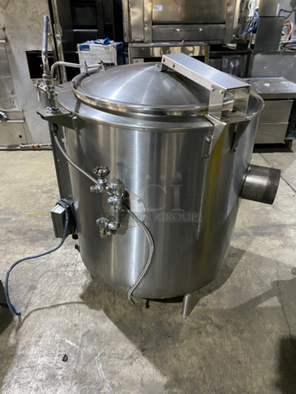 WOW! Groen Commercial Jacketed Self-Contained Soup Kettle! All Stainless Steel! On Legs! Model: AH/1E-40 SN: 73379 - Image 4 of 12