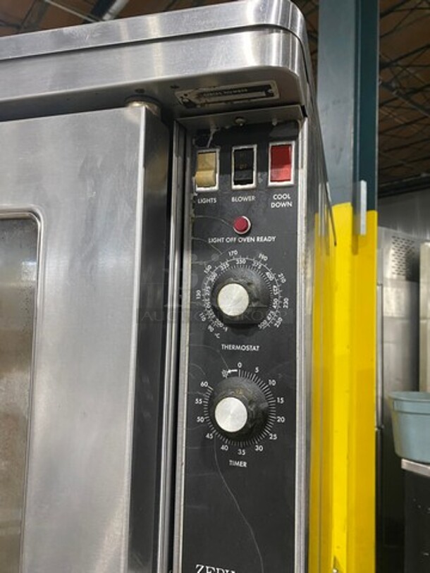 Blodgett Commercial Natural Gas Powered Double Deck Convection Oven! With View Through Doors! Metal Oven Racks! All Stainless Steel! On Casters! 2x Your Bid Makes One Unit! - Image 7 of 10