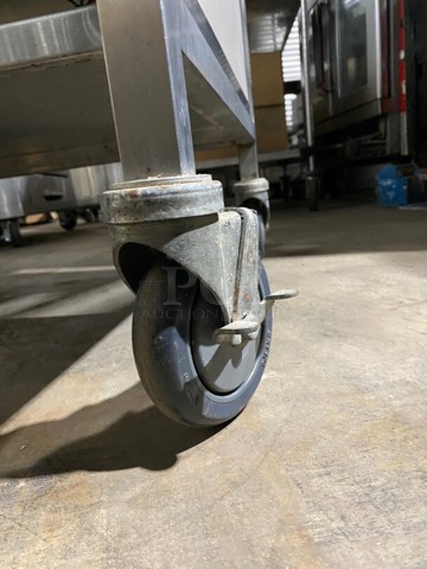 Atlas Metal Commercial Electric Powered 3 Well Steam Table! With Sneeze Guard! With Storage Space Underneath! All Stainless Steel! On Casters! WORKING WHEN REMOVED! Model: WIHDM3 SN: 338589 208V 1 Phase - Image 5 of 10