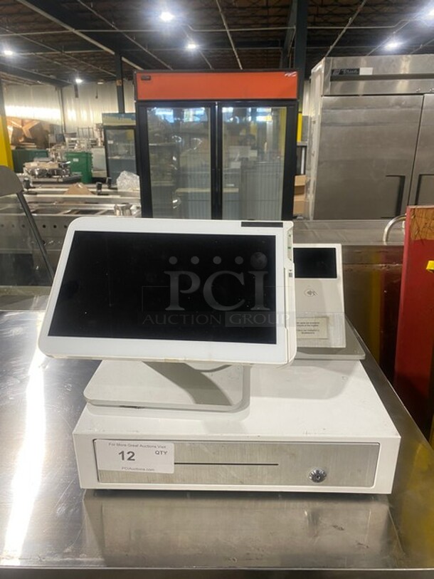Clover POS Monitor System! With Clover Receipt Printer/Credit Card Reader! With Metal Cash Drawer! Model C500! - Image 1 of 10