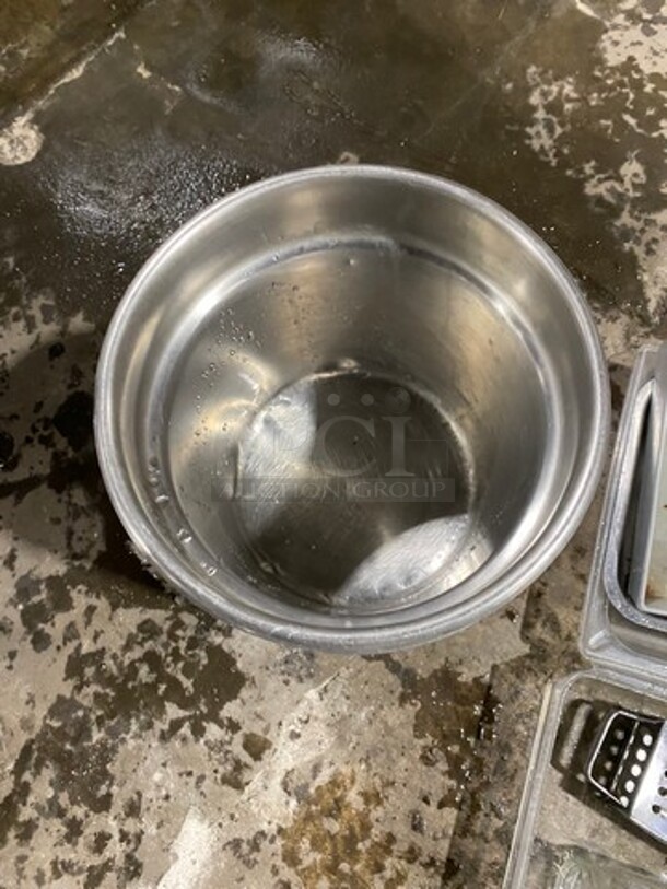 ALL ONE MONEY! Stainless Steel Round Soup Pan Insert! - Image 2 of 4