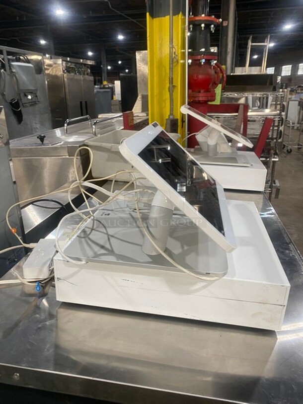 Clover POS Monitor System! With Clover Receipt Printer/Credit Card Reader! With Metal Cash Drawer! Model C500! - Image 3 of 8