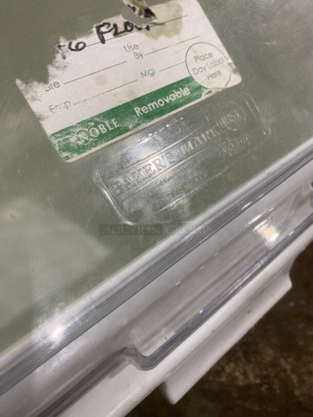 Bakers Mark Countertop White Poly Ingredient Bin! - Image 6 of 6