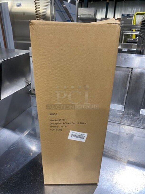 BRAND NEW IN A BOX! Winco 1/6 Food Pan! 4 Inch Deep! Model SP7604! 12 X Your Bid!  - Image 2 of 6