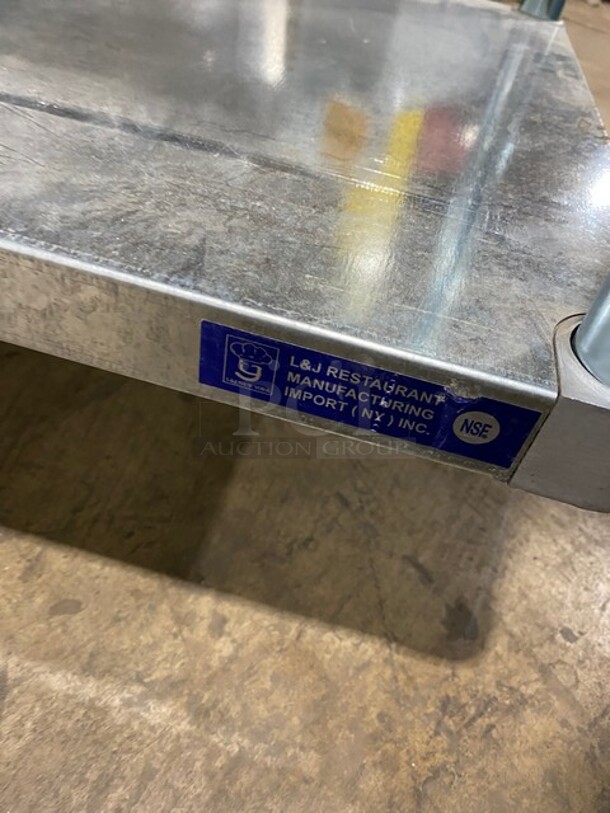 L&J Restuarant Manufacturing Stainless Steel Worktable With Undershelf! - Image 8 of 9