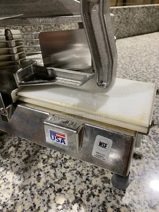 NEW! IN THE BOX! Nemco Commercial Countertop Tomato Slicer! With Commercial Cutting Board! On Small Legs! - Image 5 of 9