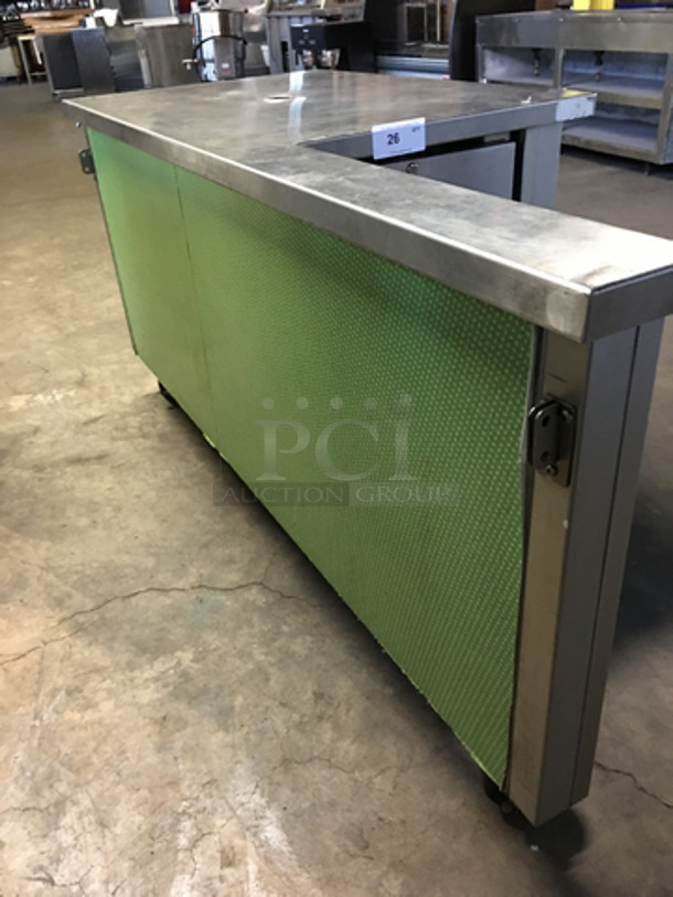 WOW! Stainless Steel Cashiers Counter! With Single Drawer! On Casters! Model: SCS44 SN: 100171401M 120V 60HZ 1 Phase - Image 2 of 7