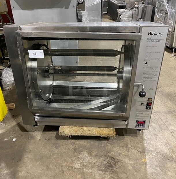 NICE! Old hickory Countertop Rotisserie! Electric Powered! Working When Removed! MODEL 6.5E SN: 650052 208V 3PH - Image 1 of 8
