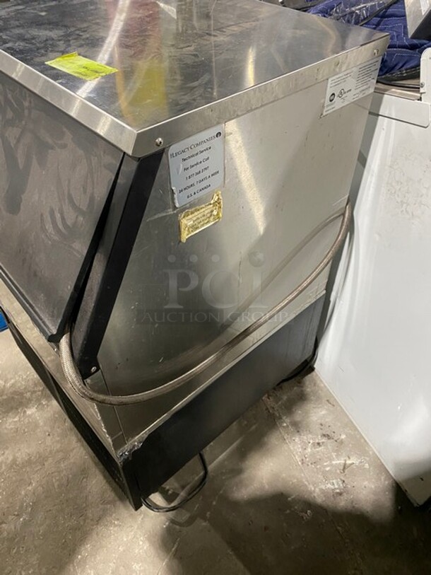 2003 Asbury Maxx Ice Stainless Steel Commercial Self Contained Undercounter Ice Machine! MODEL MIM250 SN: 02500320225 115V  - Image 3 of 7
