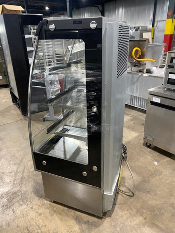 GORGEOUS! MARCHIA Stainless 
Steel Open Air Cooler Grab N Go Display Refrigerator! Model MDS250 110V-120V On Casters! - Image 4 of 8
