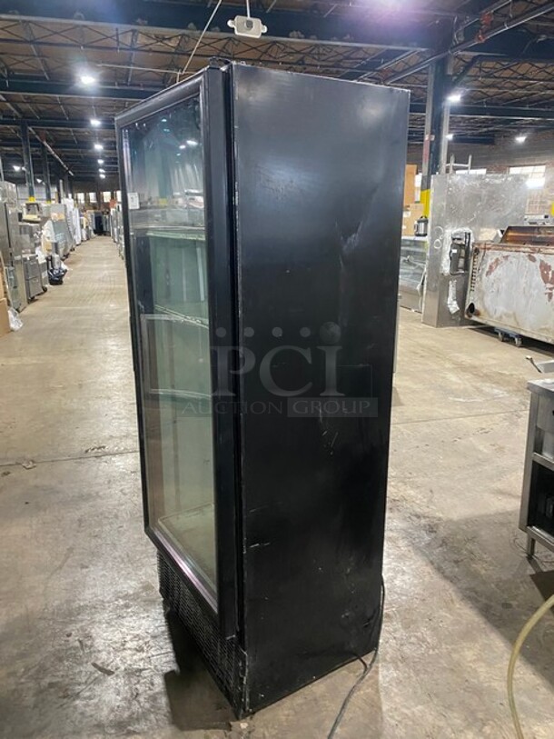 Imbera Commercial Single Glass Door Reach In Refrigerator/Merchandiser! With Poly Coated Racks! 115V 1 Phase! Model: G319 SN: 534110603262! - Image 2 of 7