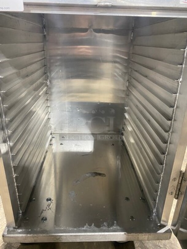 LATE MODEL! NEW!  2018 Win Holt Commercial Enclosed Mobile Bun Pan Rack! On Casters! Model: EC1816C - Image 7 of 7