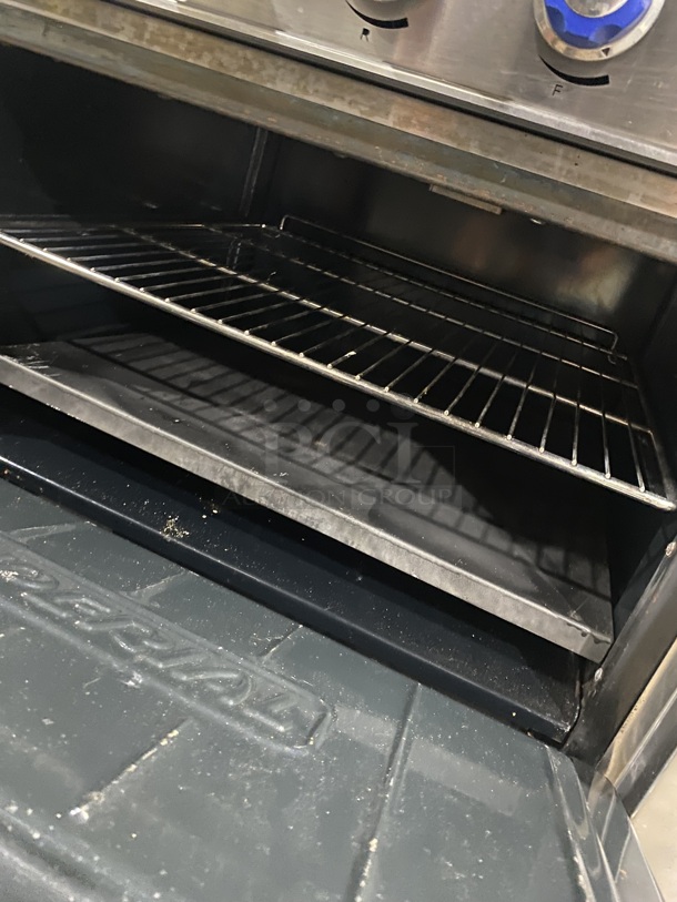 Nice! Imperial Stainless Steel 6 Burner Electric Powered Cooking Range w/ Oven and Raised Back Splash! - Image 7 of 10