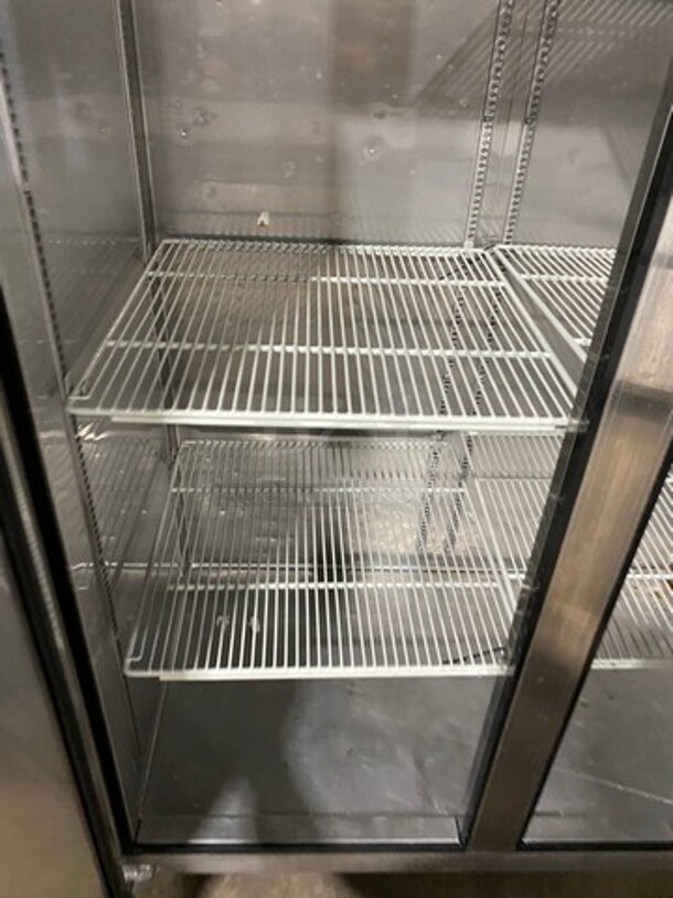 Turbo Air Commercial 2 Door Reach In Freezer! With Poly Coated Racks! All Stainless Steel! On Casters! Model: M3F472 SN: M3F4LAY010 115V 60HZ 1 Phase - Image 6 of 9