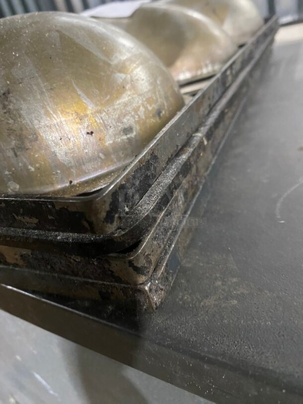 All One Money! Stainless Steel Large Egg Shape Cake Molds! - Image 2 of 5