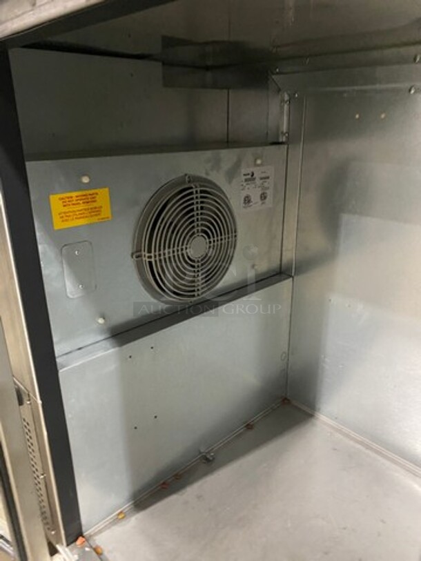 NICE! Fagor Commercial 2 Door Bar Back Cooler! With View Through Doors! All Stainless Steel! Model: FBB59SDT SN: 13040002M 115V 60HZ 1 Phase - Image 6 of 9