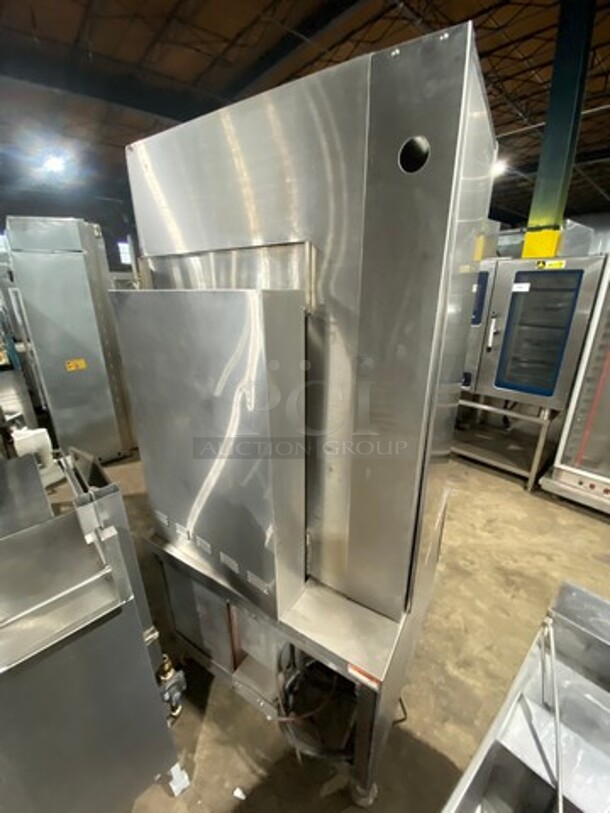 Vulcan Commercial Triple Deck Pressure Steam Cooker! All Stainless Steel! On Legs! Model: VHL3G SN: 271155958! 120V 60HZ 1 Phase!
 - Image 4 of 11