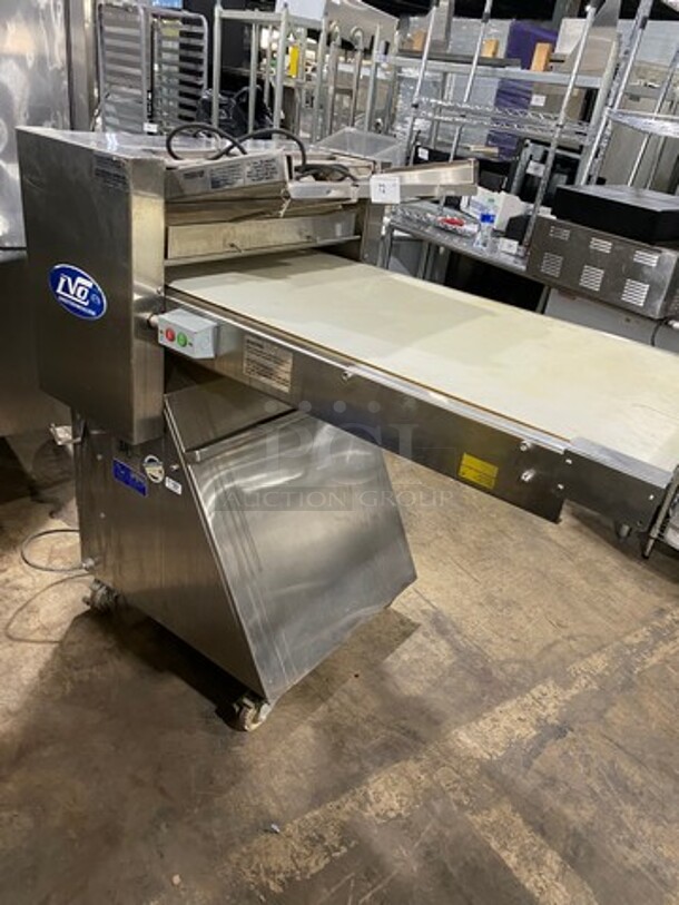 LVO Commercial Floor Style Dough Sheeter/Molder! All Stainless Steel! Model: SM24 SN: SM2404020912 120V60HZ 1 Phase - Image 4 of 10