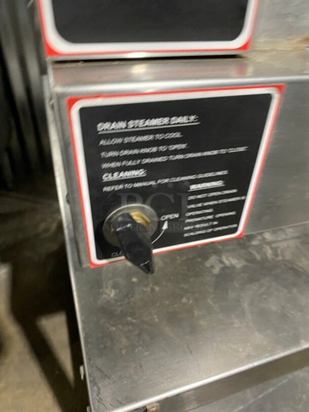 2014 Market Forge Commercial Natural Gas Powered Steam Cabinet! All Stainless Steel! On Legs! Model: SIRUS - Image 8 of 11