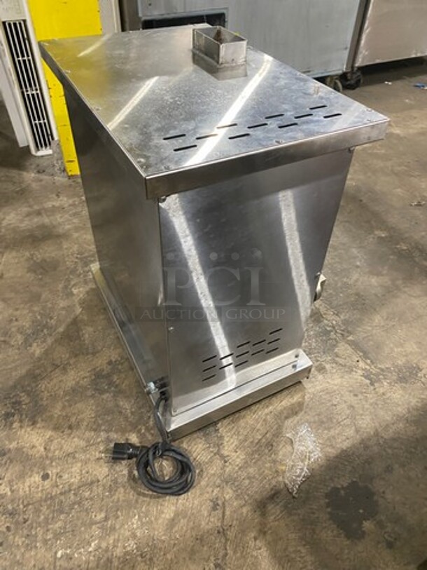 Attias Commercial Countertop Natural Gas Powered Rotisserie Machine! With View Through Door! All Stainless Steel! - Image 4 of 9