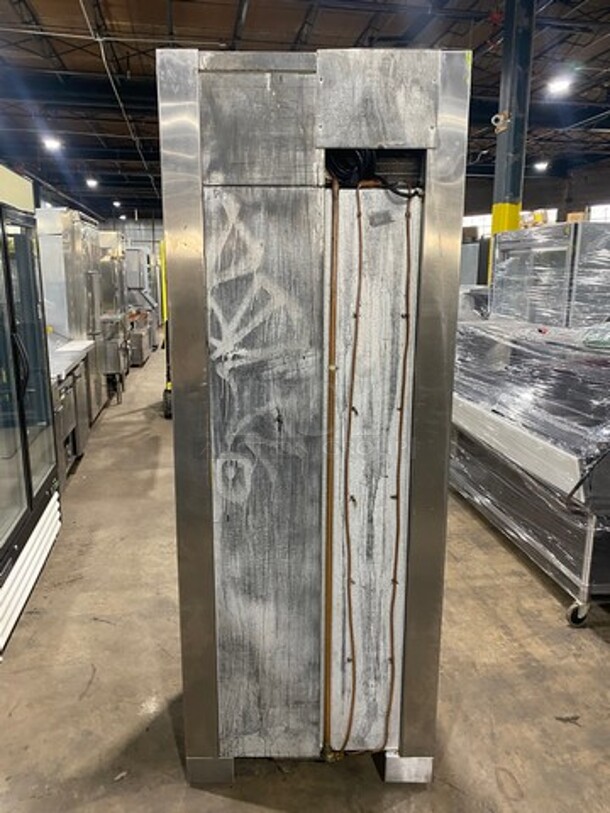 Traulsen Commercial Single Door Reach In Cooler Merchandiser! With View Through Door! Poly Coated Racks! All Stainless Steel! Model: UR30WT SN: 219617 115V 60HZ 1 Phase - Image 2 of 9