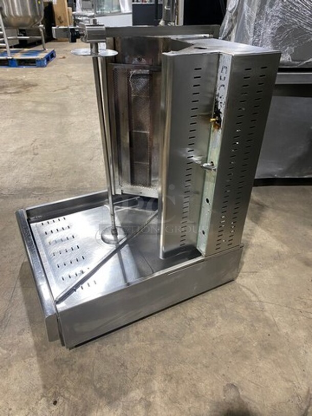 2014 Visvardis Commercial Countertop Gas Powered Gyro Machine! All Stainless Steel! Model: DG12V SN: 0374 - Image 2 of 9