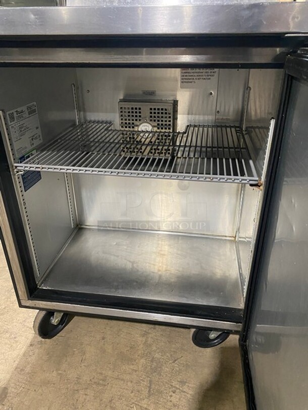 TRUE Single Door Undercounter Cooler! On Casters! TWT-27F SN:9782774 115V 1PH  - Image 6 of 10