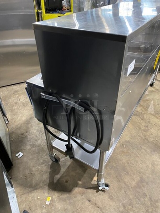 Eagle Commercial Electric Powered 5 Well Steam Table! With Storage Space Underneath! All Stainless Steel! On Casters! Model: YSPHT5 SN: 2008990235 208V 60HZ 1 Phase - Image 2 of 9