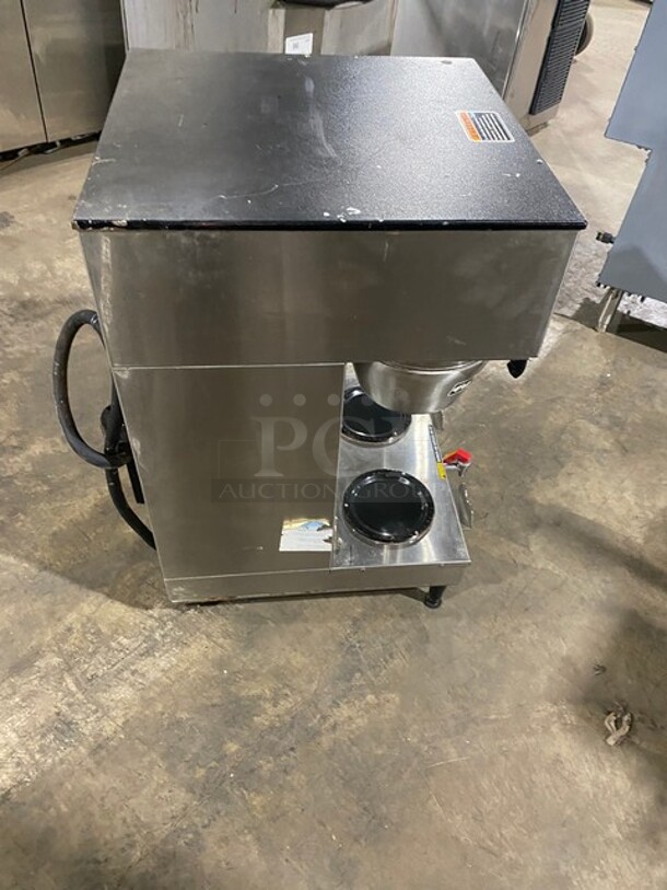 Bunn Commercial Countertop Dual Coffee Brewing Machine! All Stainless Steel! On Small Legs! Model: DUALGPRDBC SN: DUAL200004!  120/208/240V 1 Phase! - Image 2 of 8