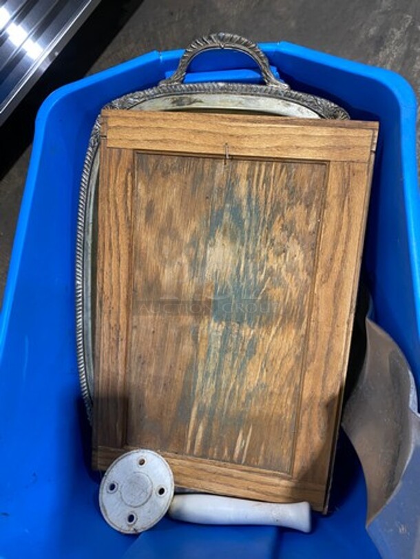 ALL ONE MONEY! MISCELLANEOUS! Includes Stainless Steel Decorative Trays And More! - Image 2 of 4
