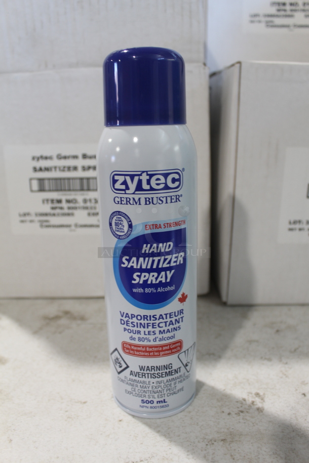 6 BRAND NEW! Boxes of 12 Xytec Germ Buster Sanitizer Bottles. 6 Times Your Bid!