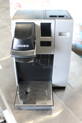 IN ORIGINAL BOX! Keurig K150 Countertop Single Cup Coffee Machine. 120 Volts, 1 Phase.