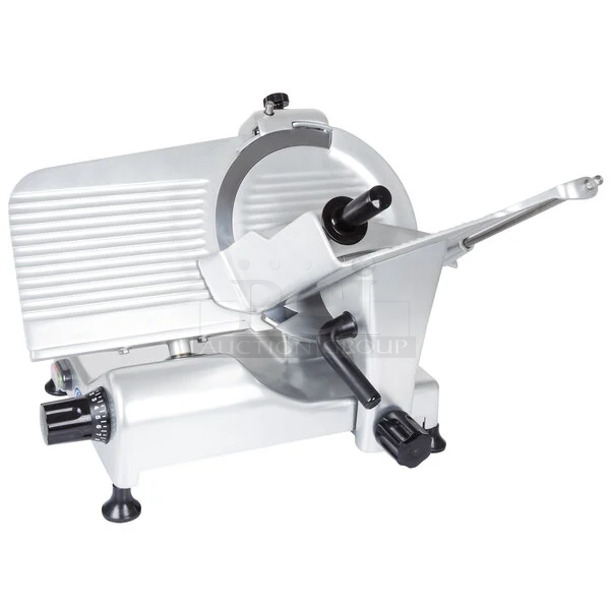 BRAND NEW SCRATCH AND DENT! Globe G10 Metal Commercial Countertop Meat Slicer w/ Blade Sharpener. 115 Volts, 1 Phase. Tested and Working!