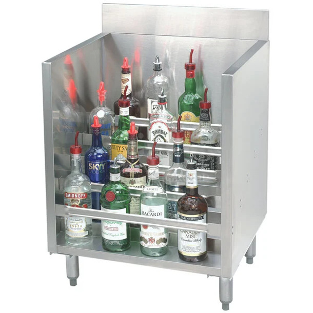 BRAND NEW SCRATCH AND DENT! Advance Tabco CRLR-18 Stainless Steel Liquor Display Cabinet - 18" x 21" - Image 1 of 4