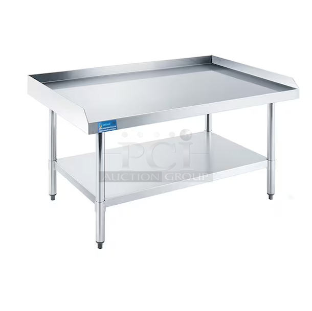 BRAND NEW SCRATCH AND DENT! AmGoods 3060 30in x 60in Stainless Steel Equipment Stand. May Be Missing Pieces.  - Image 1 of 3