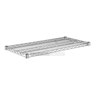 BRAND NEW SCRATCH AND DENT! Regency 460EC1836 18" x 36" NSF Chrome Wire Shelf. May Be Missing Pieces. 