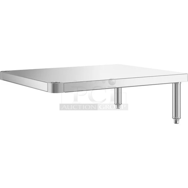 BRAND NEW SCRATCH AND DENT! Regency 600UDT2430 30" x 21" Stainless Steel Dish Table Undershelf for 3' Dish Tables. May Be Missing Pieces.  - Image 1 of 3