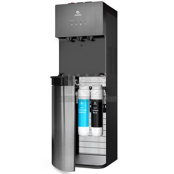IN ORIGINAL BOX! Avalon A5BLK Self Cleaning Bottleless Water Cooler Dispenser. 115 Volts, 1 Phase.  - Image 1 of 4