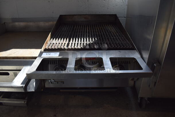 Star Ultra Max Stainless Steel Commercial Countertop Natural Gas Powered Charbroiler Grill.  - Image 2 of 4