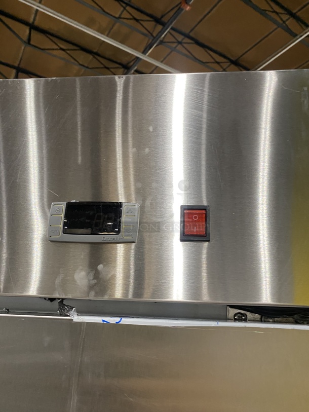  All Stainless Steel Commercial 2 Door Reach In Freezer! On Casters! Eletric Powered! MODEL:1220FD 220V 1 Phase! - Image 8 of 9