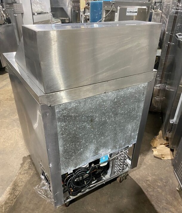 All Stainless Steel Refrigerated  Mega Top Sandwich Prep Table! ON Commercial Casters! - Image 3 of 9
