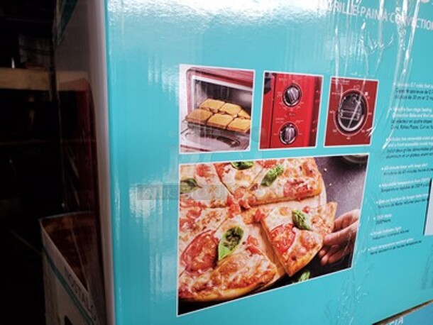 Retro Series Red Convection Toaster Oven with Built-in Timer|Brand new! - Image 8 of 8