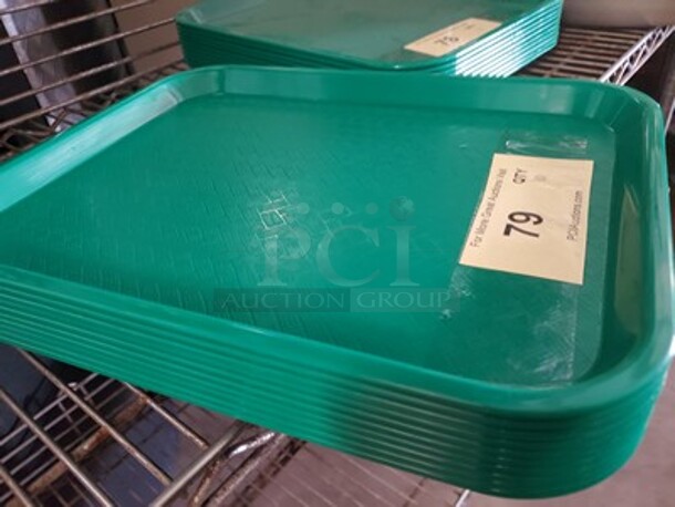 Green Plastic Fast Food Tray   - Image 2 of 3