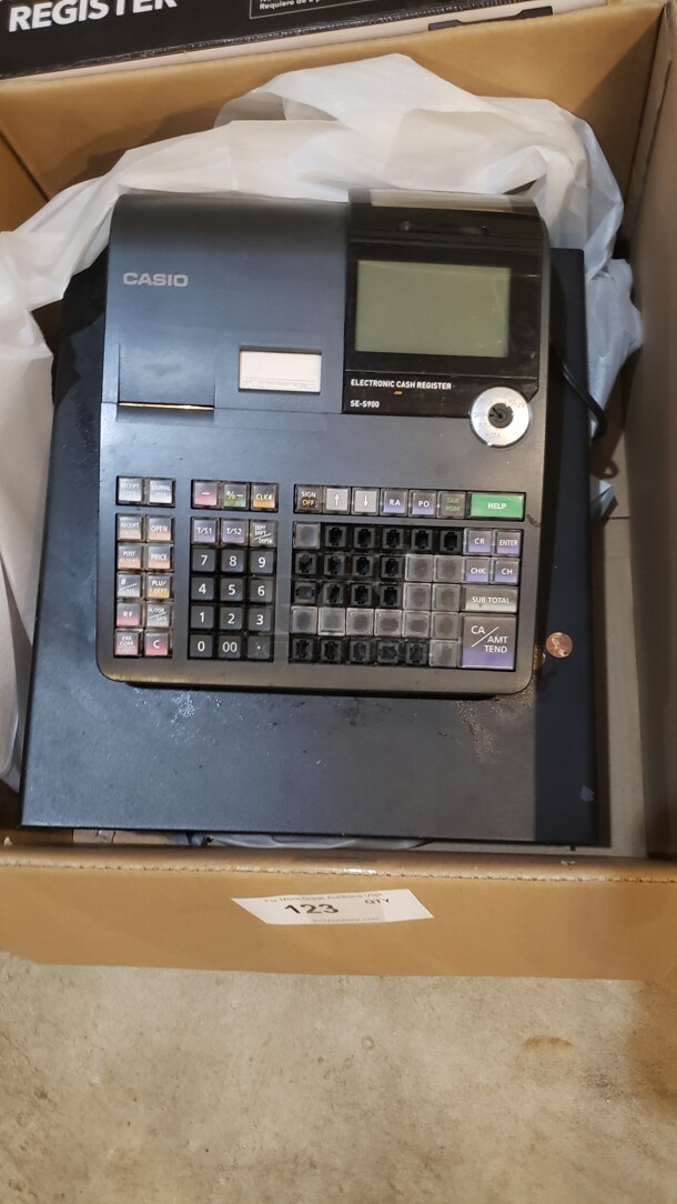 Casio Cash Register Not tested (Location 1) - Image 1 of 1
